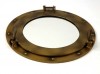 AL4861D - Aluminum Porthole Mirror w/ Antique Finish, 15"